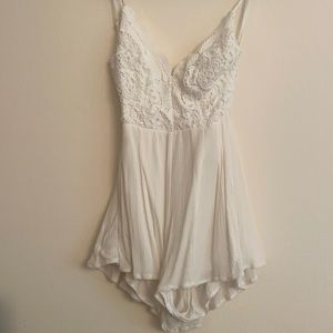 White lulus romper!